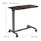 Flash Furniture Rectangle 30" W, 15" L, 44.75" H, Engineered Wood, Wood Grain NAN-LT-28-D-OAK-GG - alternate 4